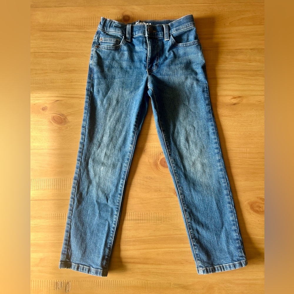 Boys Sonoma Blue Jeans Size 8 Slim Flex Wear
